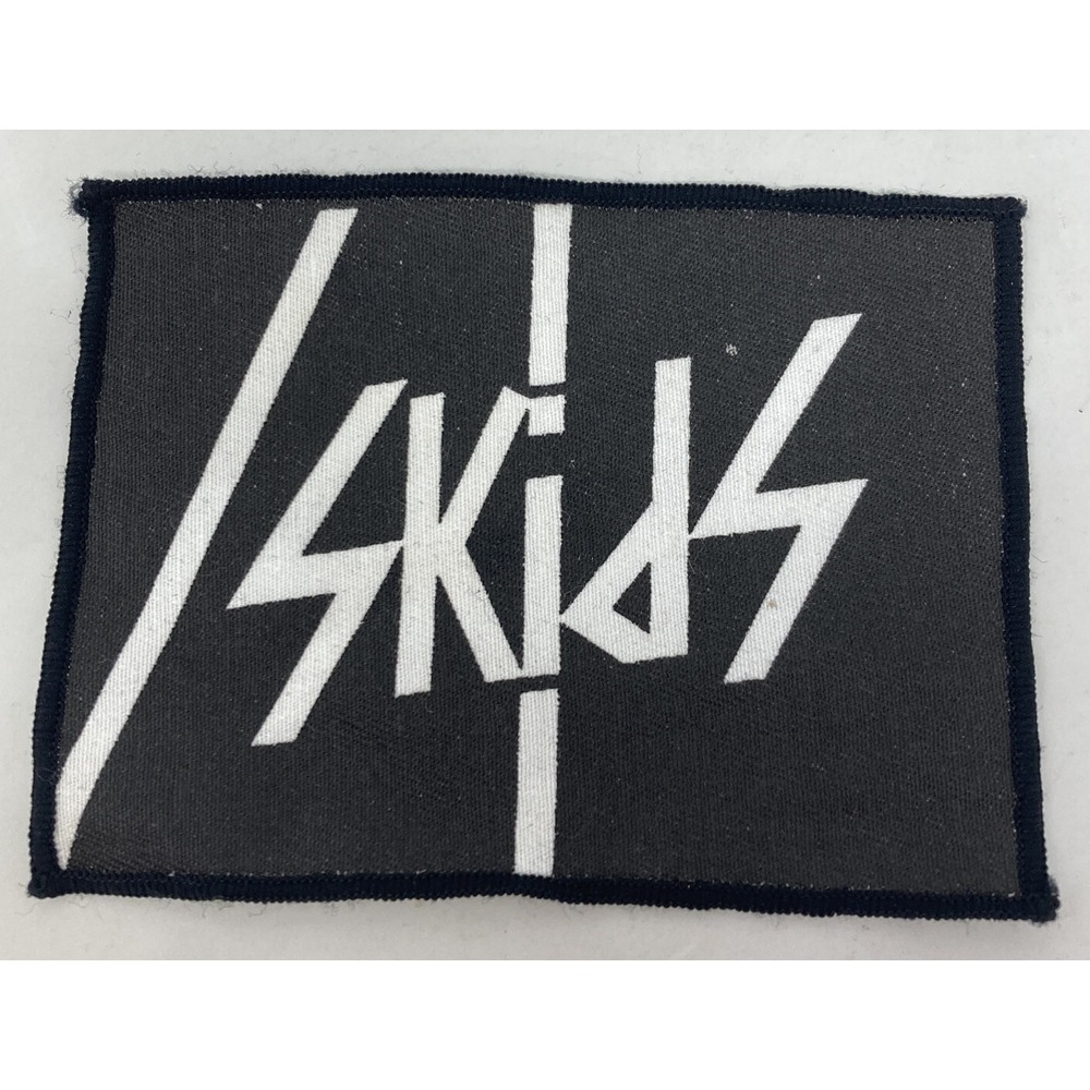 Vintage The SKIDS Punk Rock Band Sew On Patch NOS Unused